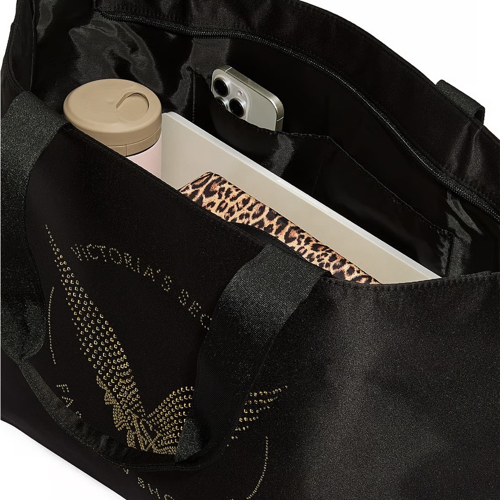 LIMITED EDITION! VS FASHION SHOW Black Tote Bag - Picture 4 of 6